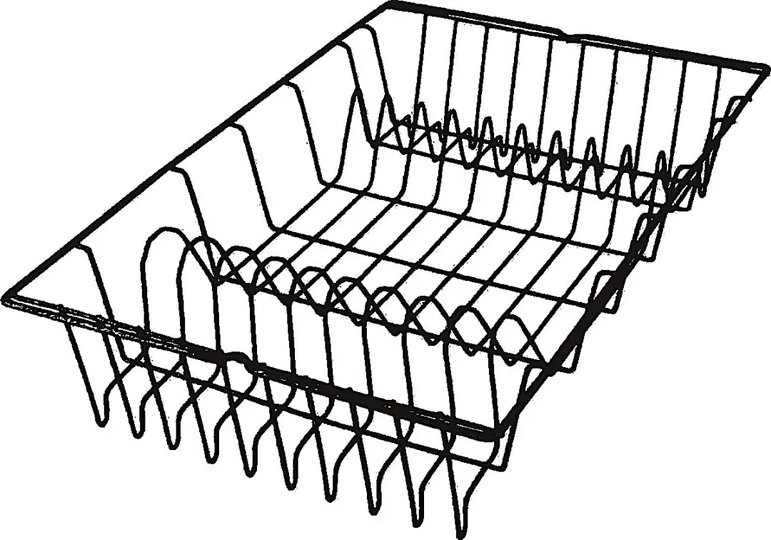 Metaltex Germatex Afdruiprek 48x30cm - Zwart
