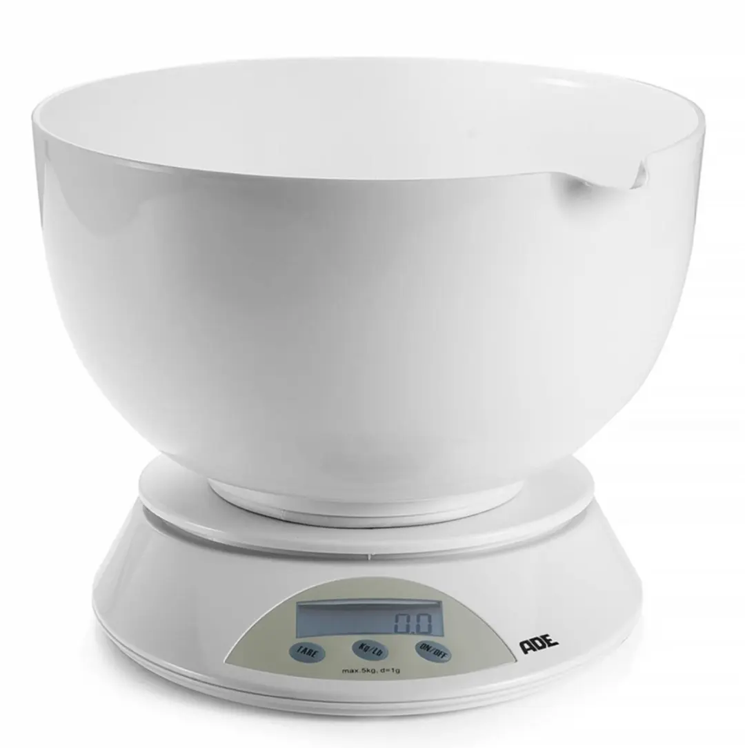ADE Angelina Digitale Keukenweegschaal KE 707 - 5 kg - Wit