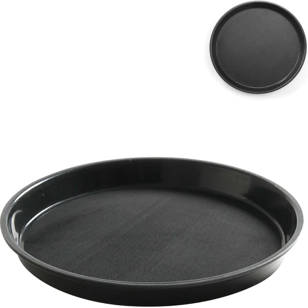 HENDI Rond Dienenblad 36cm - Zwart