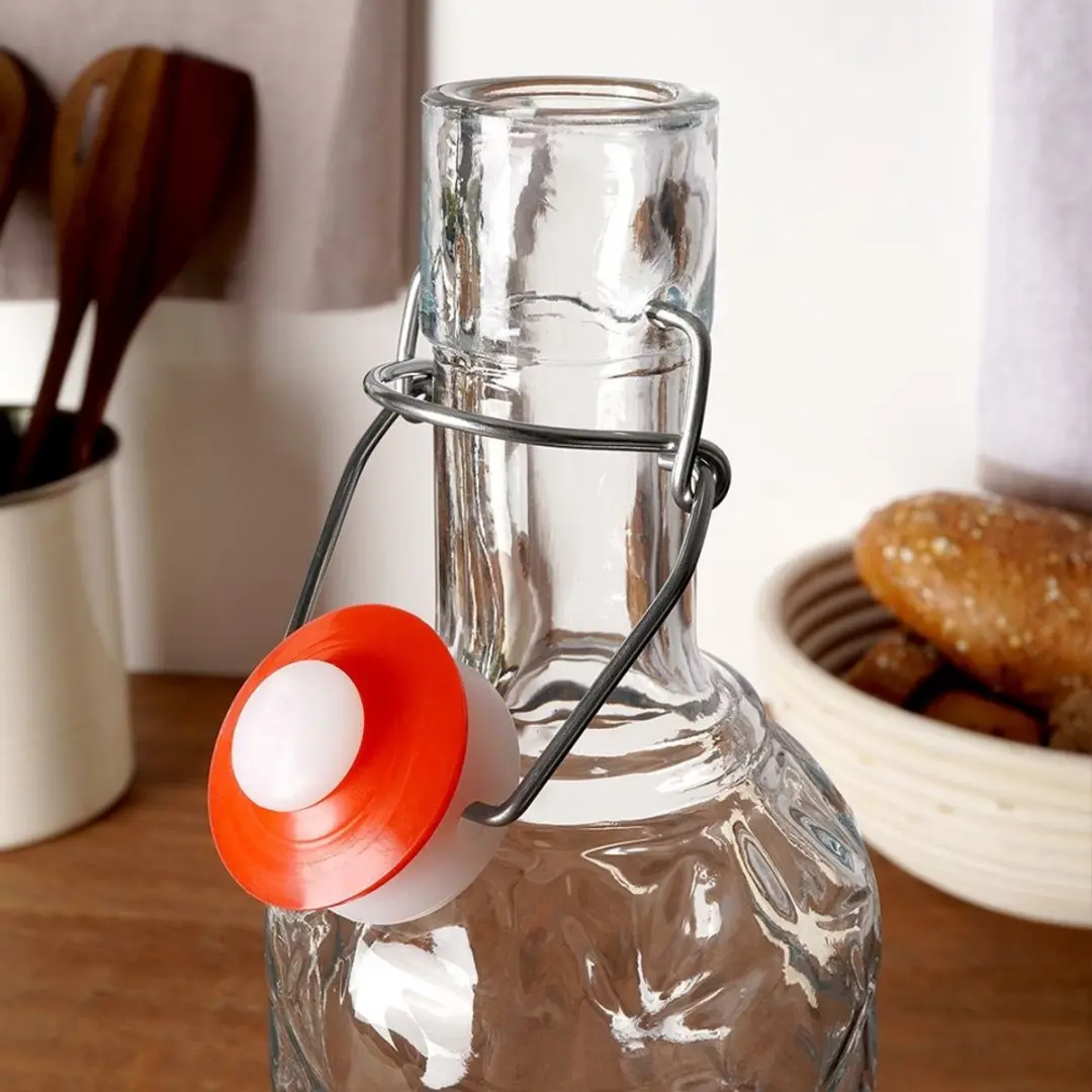 Orion Retro Glazen Fles 1,1L - Transparant - afbeelding 6 van 6