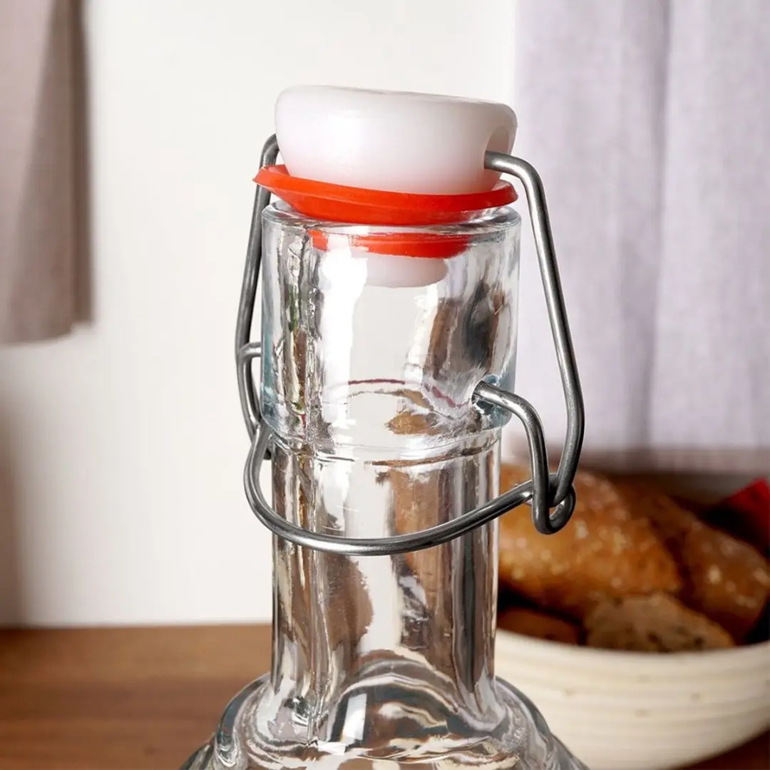 Orion Retro Glazen Fles 1,1L - Transparant