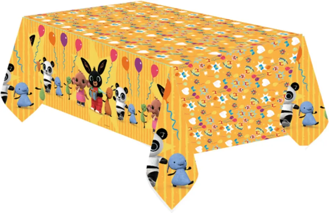 Bing Geel Papieren Tafelkleed 120x180cm