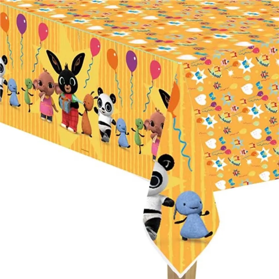 Bing Geel Papieren Tafelkleed 120x180cm