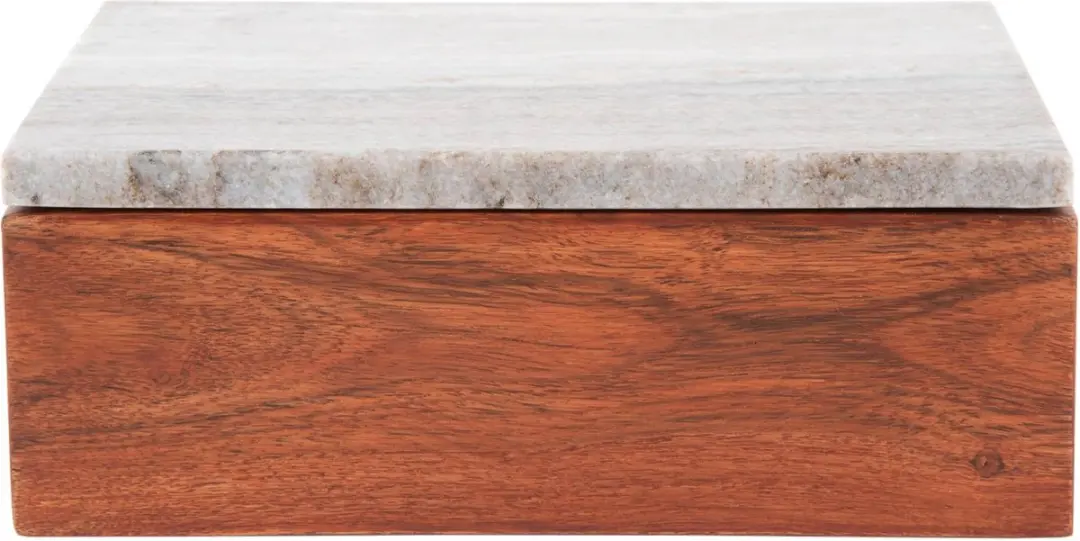 Present Time Acacia Storage Box