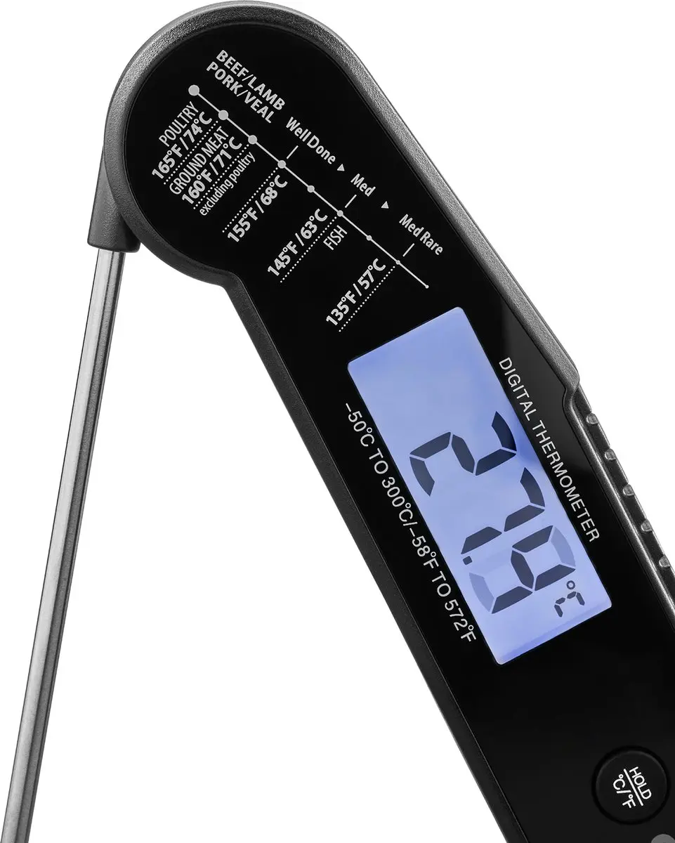 GEFU Aurema Digitale Vleesthermometer -50 tot 300°C - Zwart