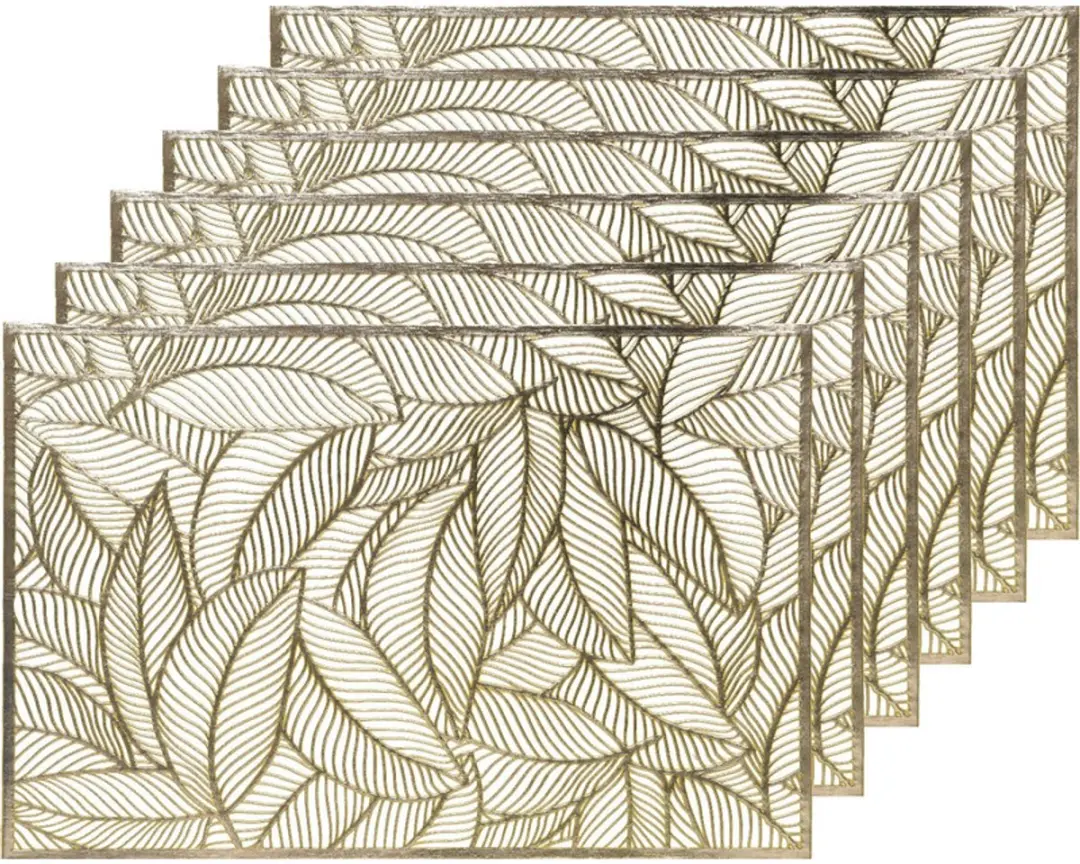 Decoris Tafel Placemats Goudkleurig