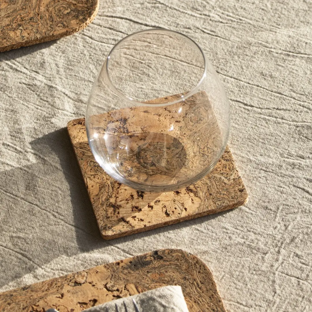 Liga Natural Cork Onderzetter Vierkant