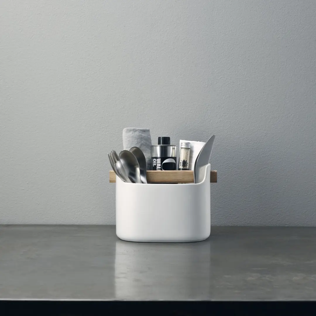 Eva Solo Nordic Kitchen Organiser Laag Keramiek Wit