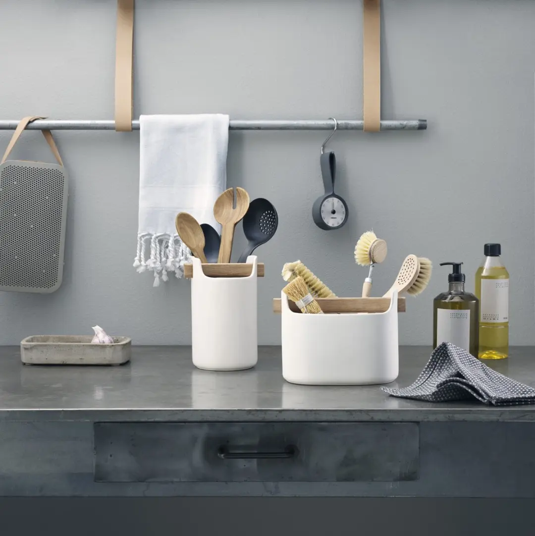 Eva Solo Nordic Kitchen Organiser Laag Keramiek Wit