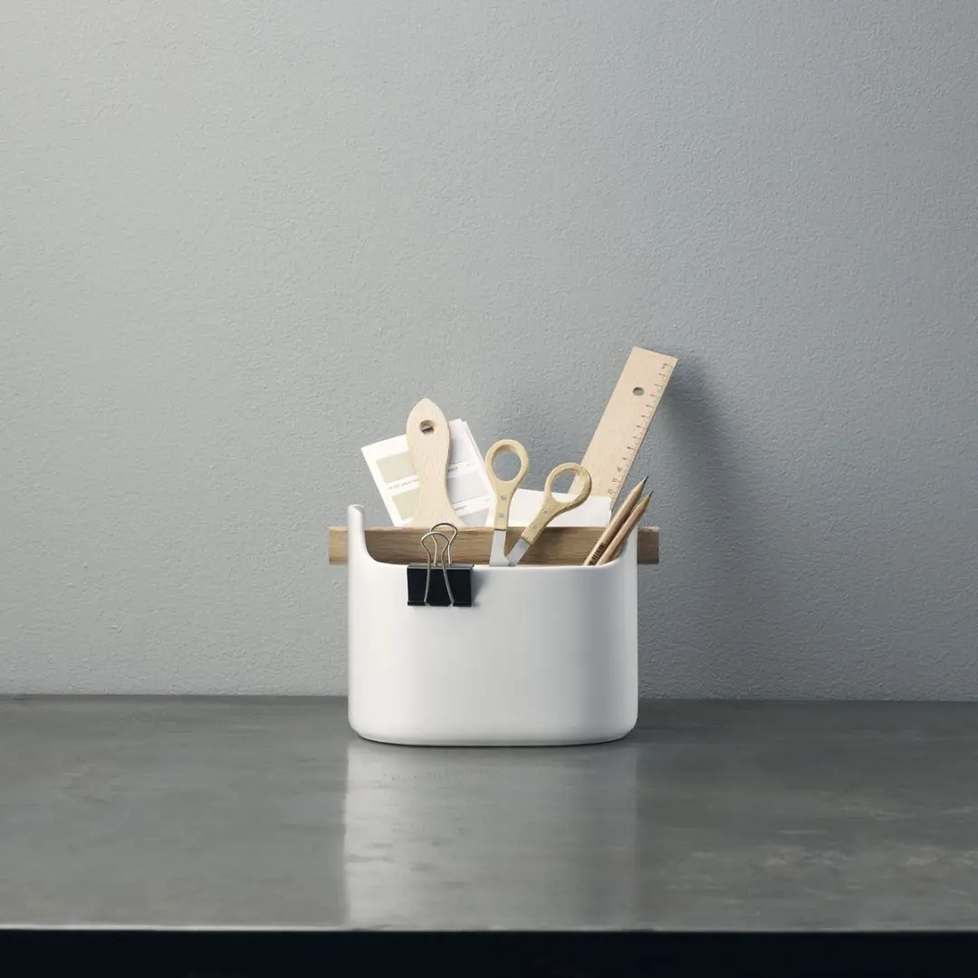 Eva Solo Nordic Kitchen Organiser Laag Keramiek Wit
