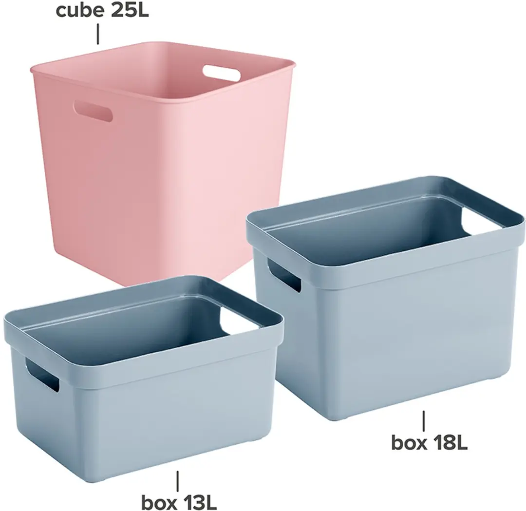Sunware Sigma Home Cube Box 25L - Roze