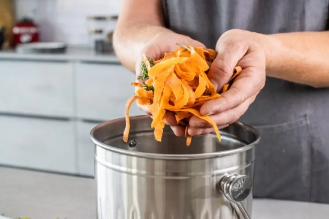 KitchenCraft Roestvrijstalen Keukencompostvat 3.78L - Mixed