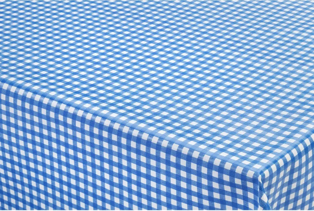 Bellatio Design Tafelzeil Boerenruit Blauw/Wit 140x180cm