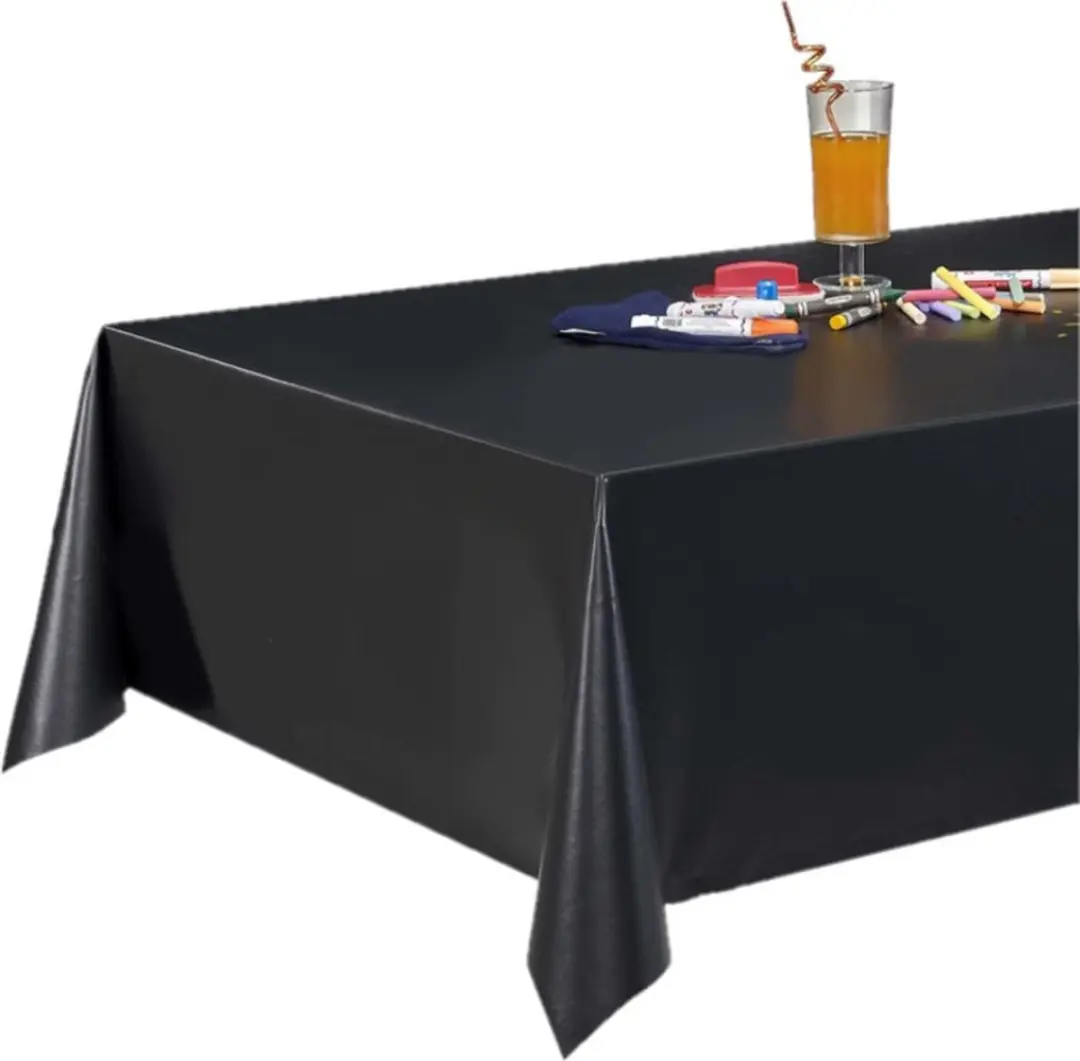 Bellatio Design Krijtzeil Tafelzeil 140x180cm - Zwart