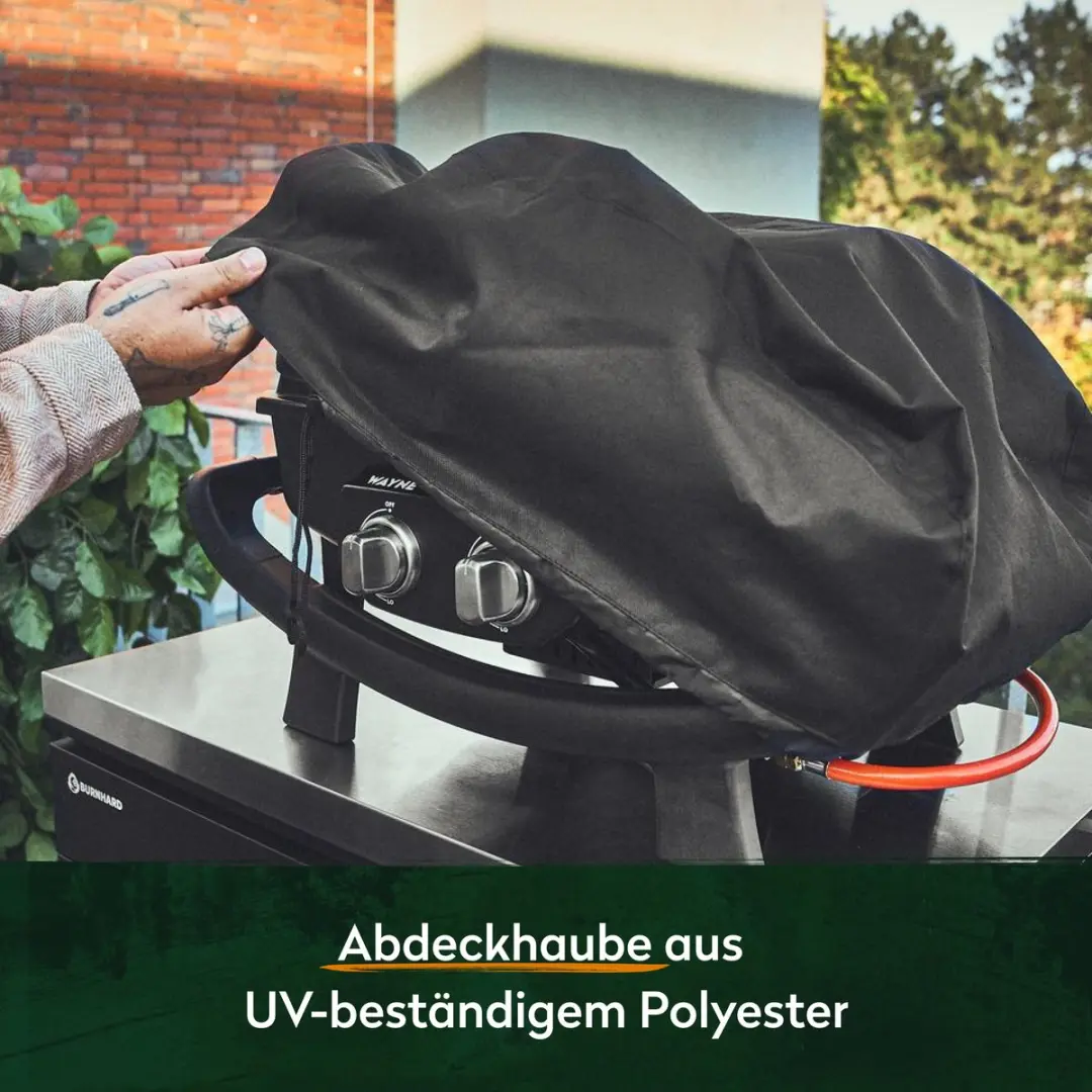 Burnhard RVS Grill Trolley met Voedselcontainer Set - 5-delig