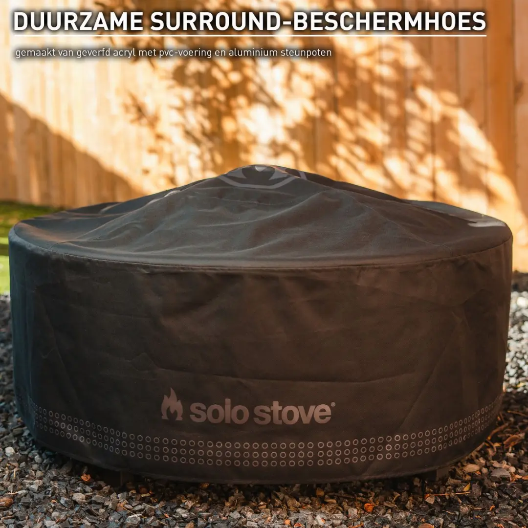 Solo Stove Surround Beschermhoes - 53x137,5cm - Zwart