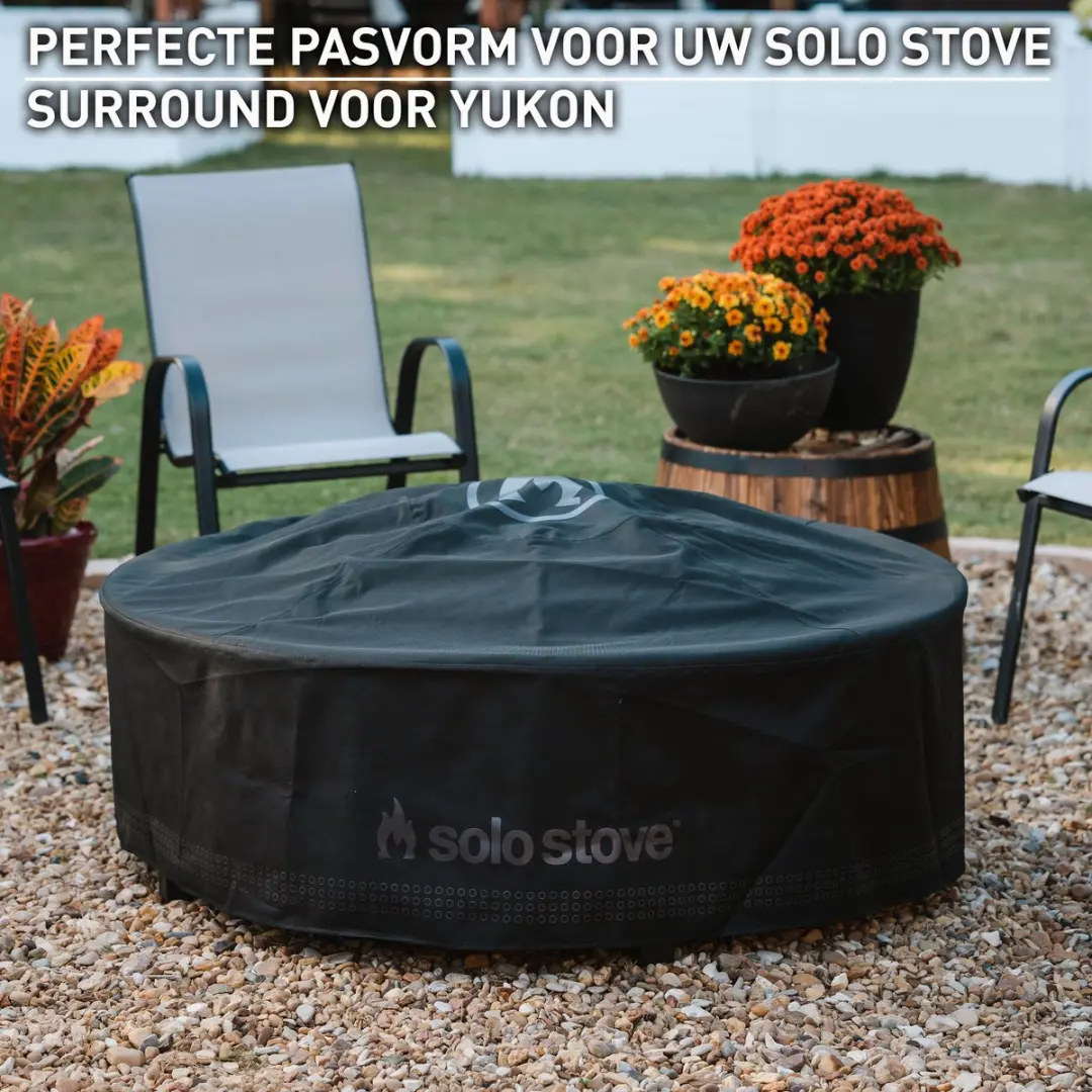 Solo Stove Surround Beschermhoes - 53x137,5cm - Zwart