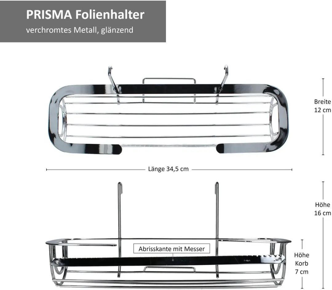 Kela PRISMA Foliehouder 19631 - Zilver