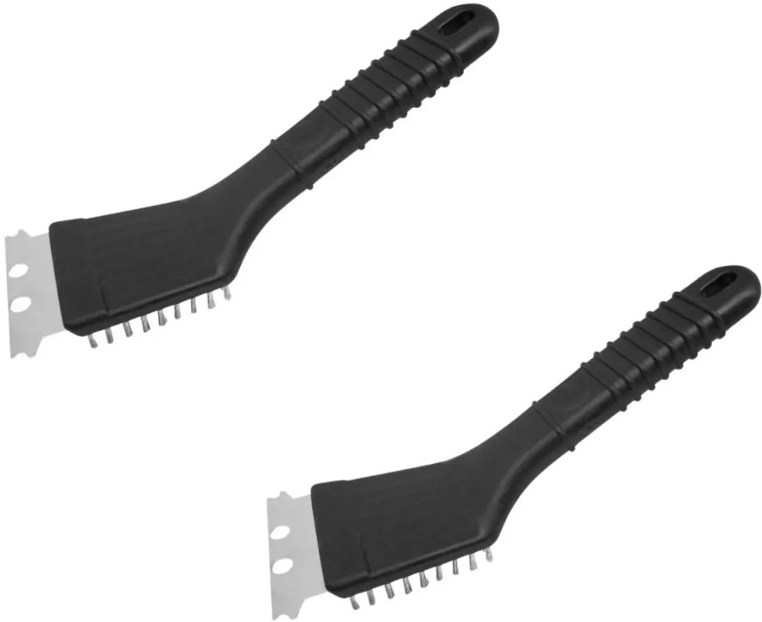 Fackelmann BBQ Editie Plancha-schrapers & Borstel Set 22cm