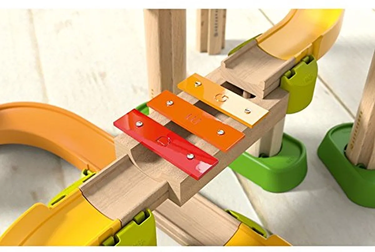 Haba Kullerbü Sim-Sala-Ting Knikkerbaan - 37 Delingen - Multicolor