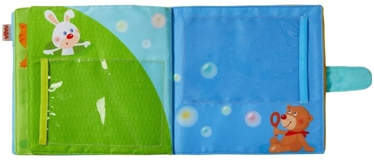 Haba Babyboek Speelkameraadjes Multicolor 20x20cm - afbeelding 2 van 3