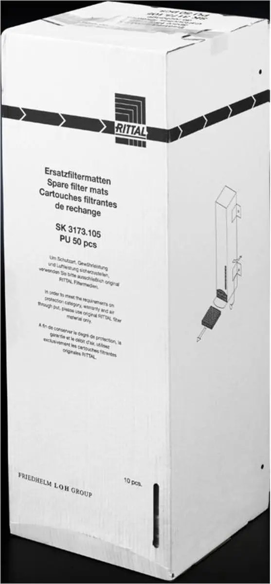 Rittal SK 3173.105 Reservefiltermat 289x289x17mm