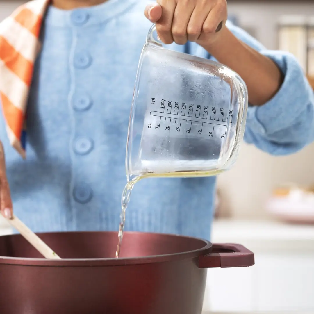 Mepal Chef it Glas Maatbeker 1L - Navy