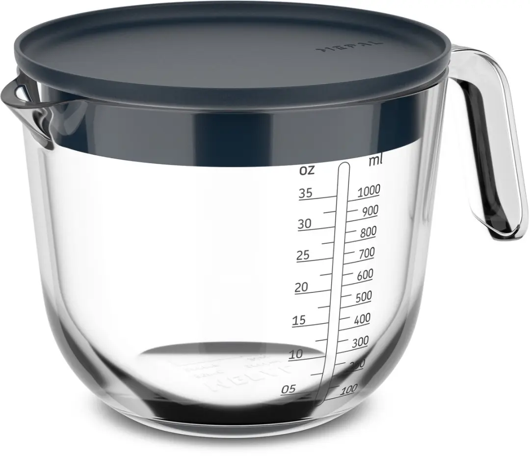 Mepal Chef it Glas Maatbeker 1L - Navy