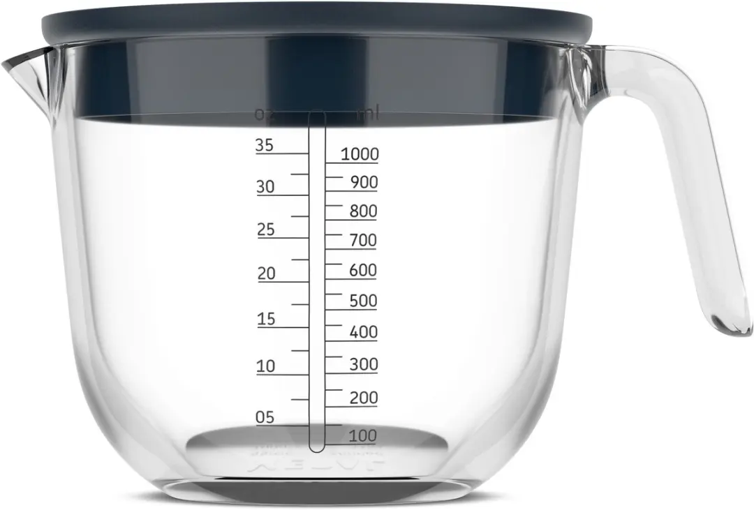 Mepal Chef it Glas Maatbeker 1L - Navy
