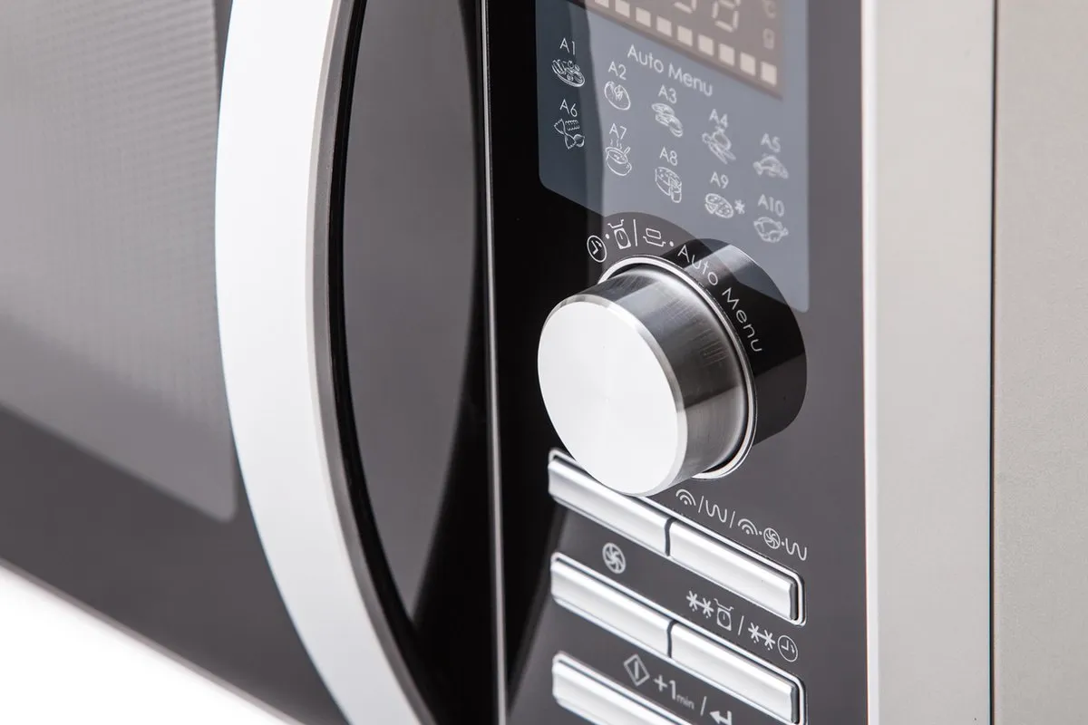 Sharp R843INW Combi-magnetron 900W - Zilver