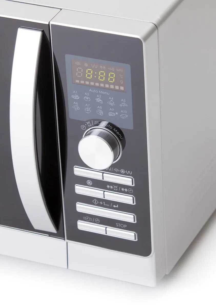 Sharp R843INW Combi-magnetron 900W - Zilver