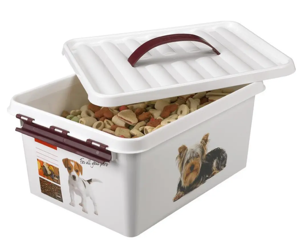 Sunware Q-line Huisdieren Opbergbox 15L - 40x30x18cm - Bordeaux