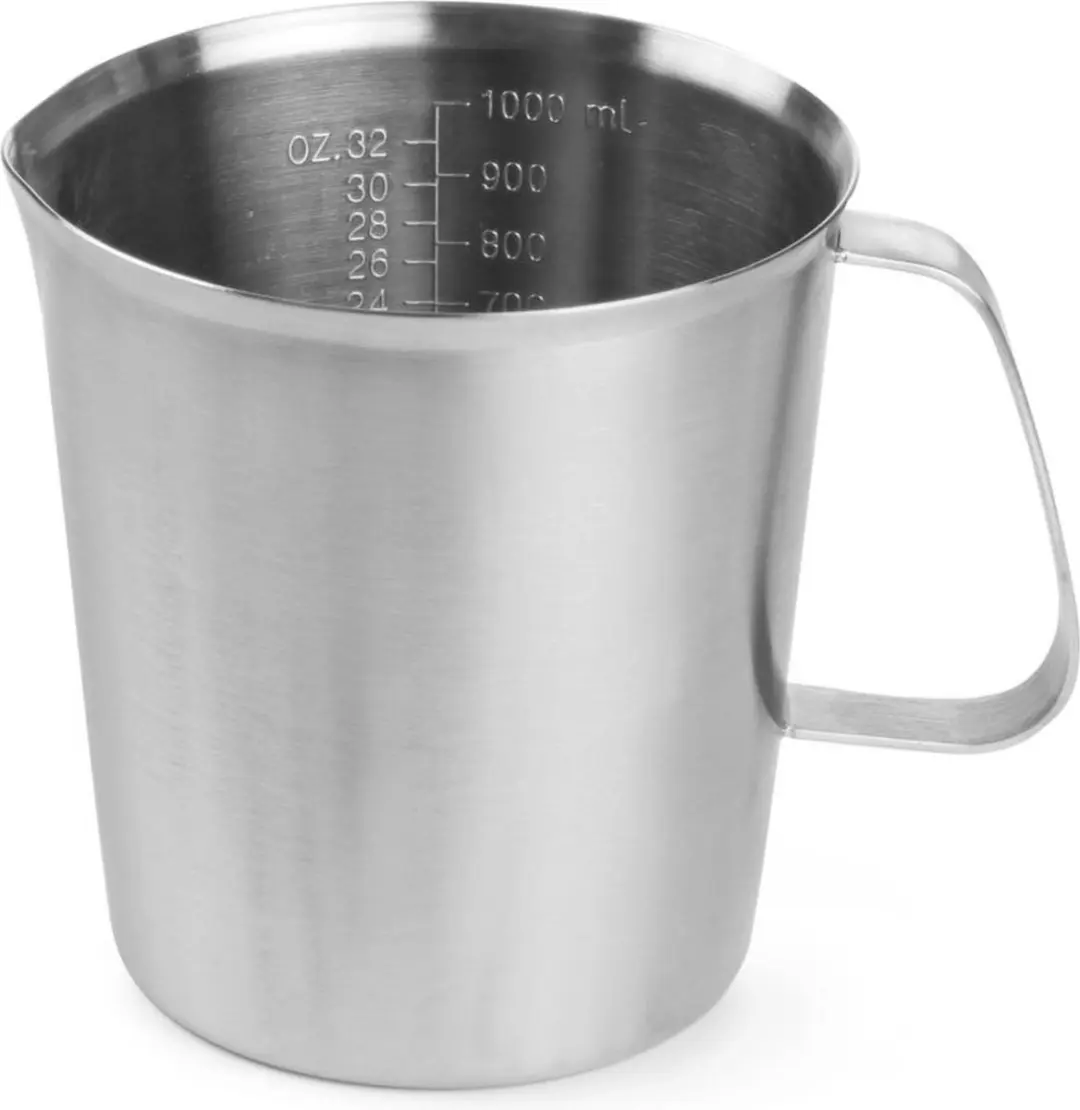 Hendi Maatbeker RVS 1L
