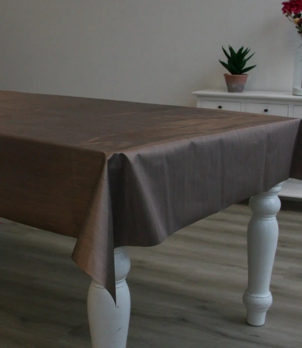 Bellatio Design Kerst Tafelzeil Brons 140x300cm