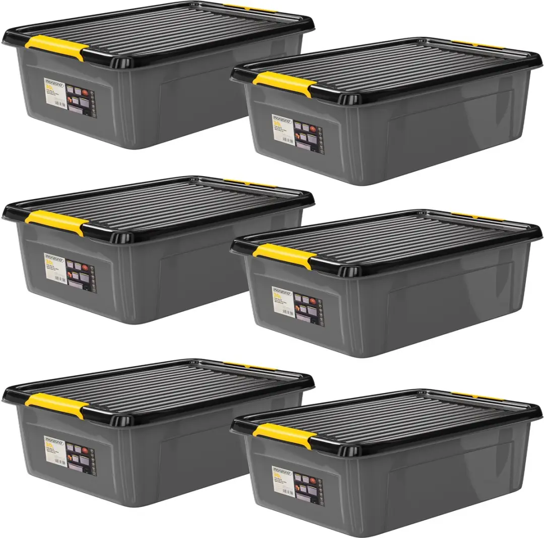 Monzana Opbergbox 30L Antraciet