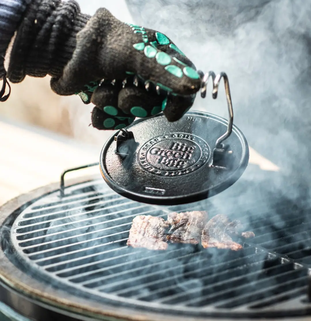 Big Green Egg Cast Iron Grill Press - Multi