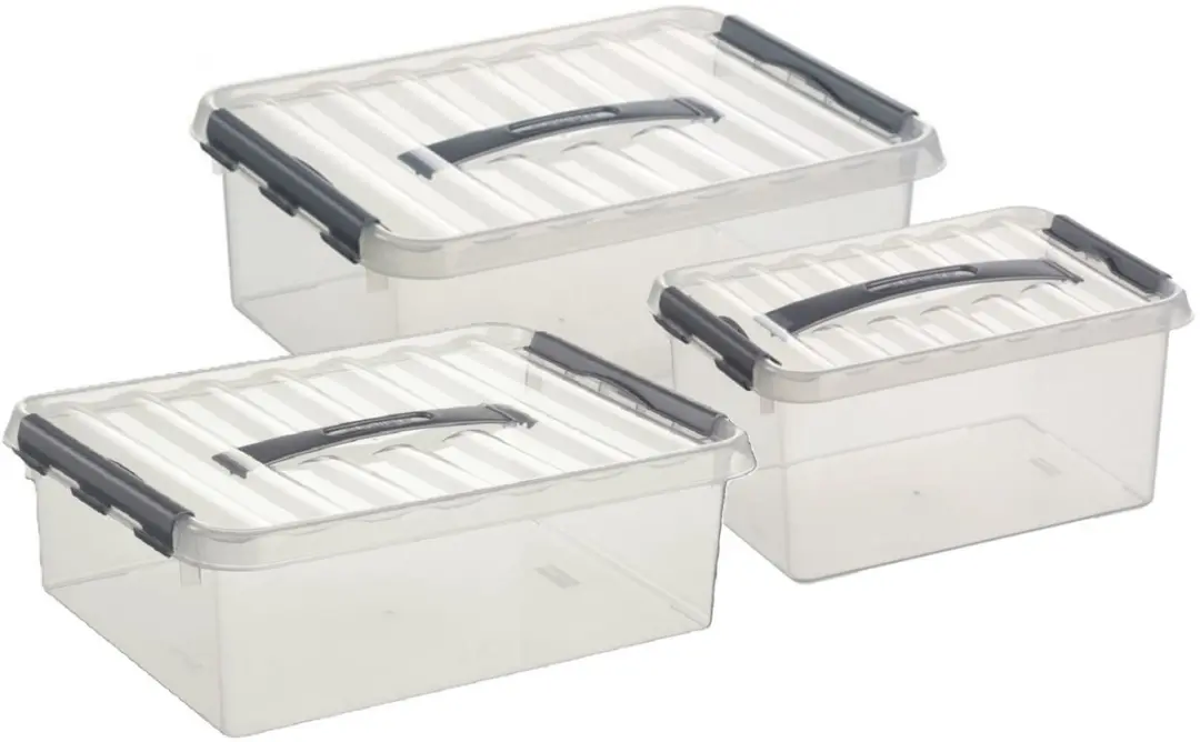 Sunware Q-Line Opbergboxen Set 3 Stuks