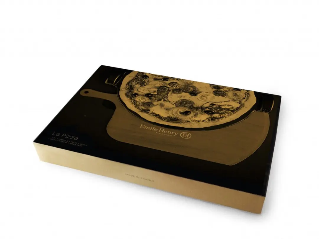 Emile Henry Pizzasteen 37cm - Zwart