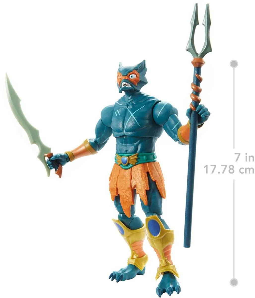 Mattel Masters of the Universe Mer-Man Action Figuur 18cm - Multi