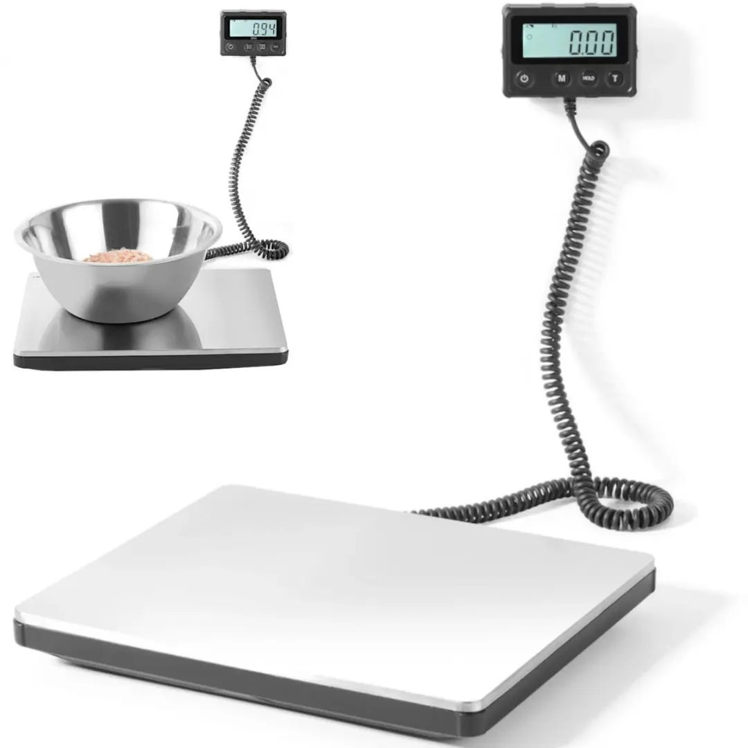 HENDI Digitale Weegschaal 580462 - 200 kg - RVS