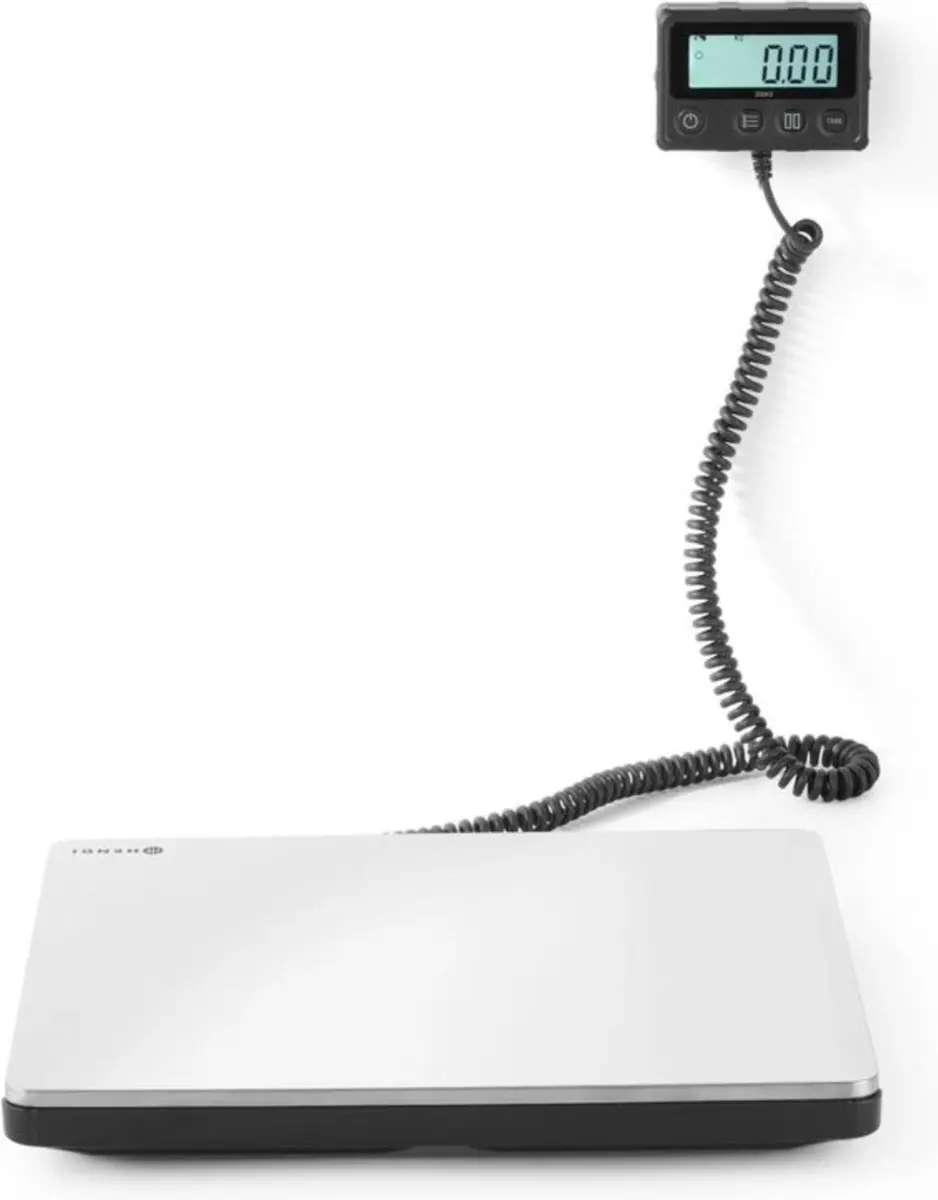 HENDI Digitale Weegschaal 580462 - 200 kg - RVS