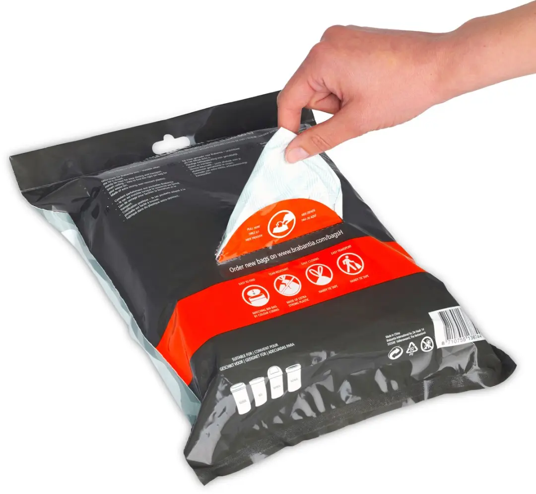 Brabantia PerfectFit Vuilniszak Dispenser H 60L - 120 Stuks (3x40)