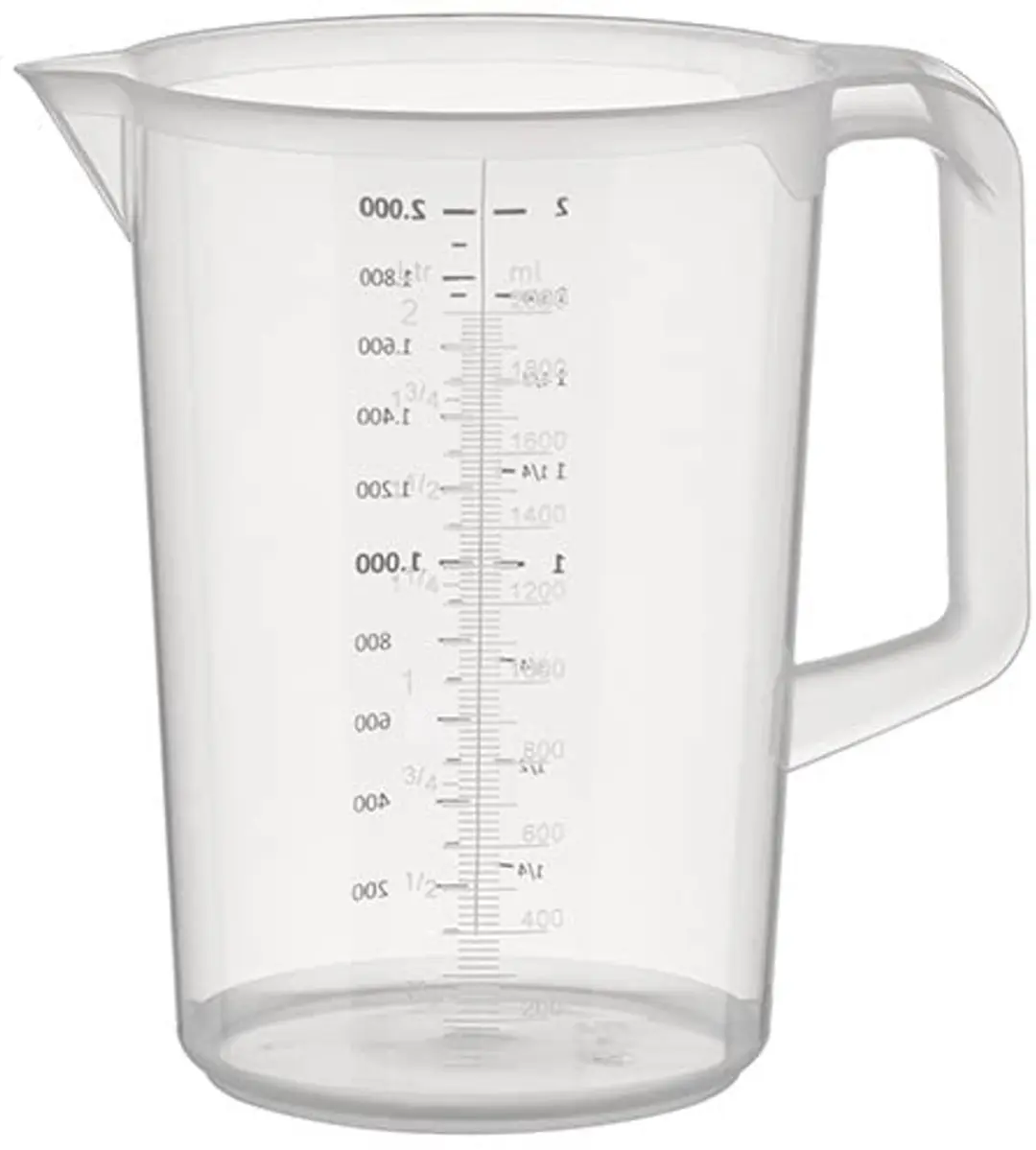 APS Maatbeker 2 Liter - Transparant - afbeelding 6 van 6