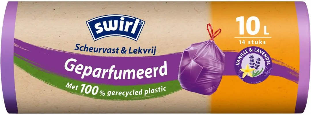 Swirl Afvalzakken + trekband geurend 10L