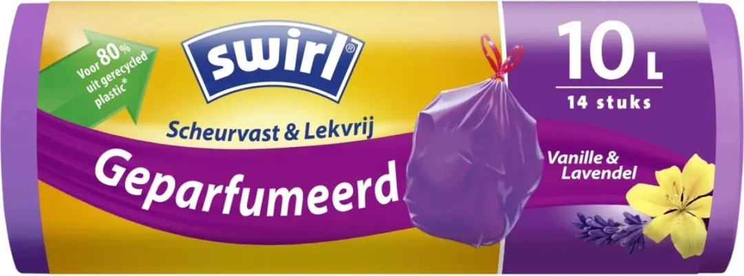 Swirl Afvalzakken + trekband geurend 10L