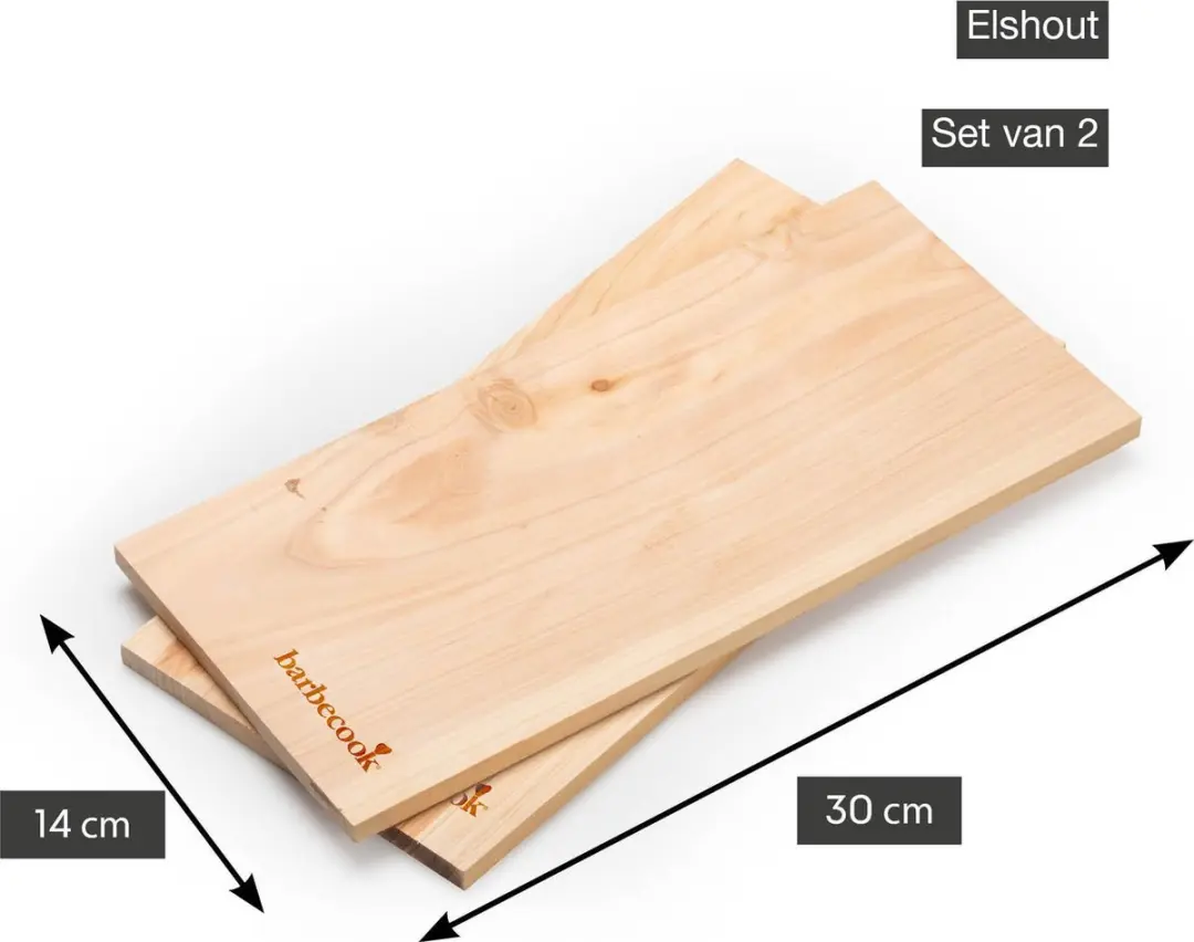 Barbecook Rookplank Beuk - 2 Stuks