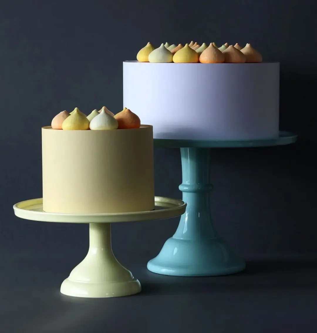 A Little Lovely Company Taartplateau Geel - 30cm