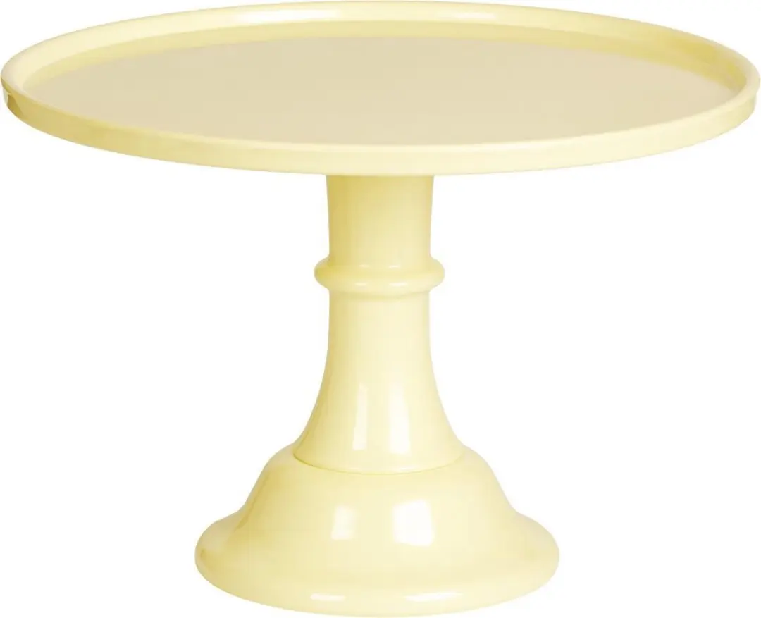A Little Lovely Company Taartplateau Geel - 30cm