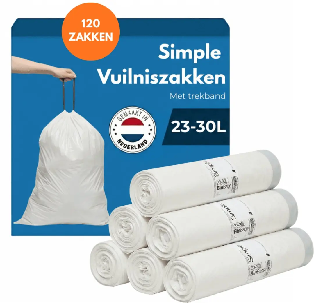Simple Vuilniszakken 23/30L