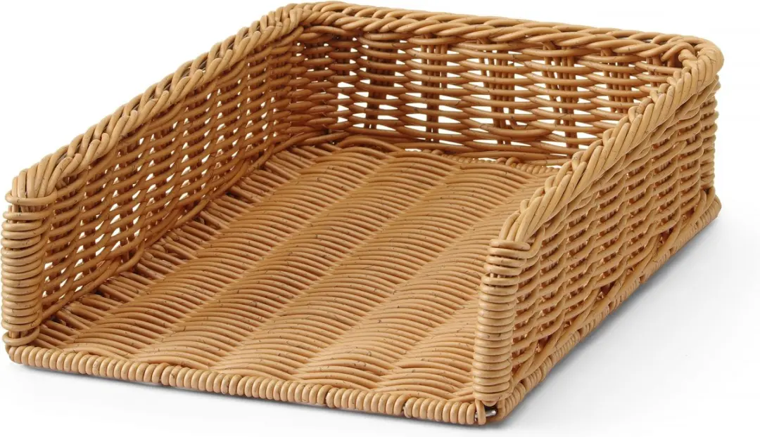 HENDI Broodmand Polyrattan 295x395x105mm - RVS Frame